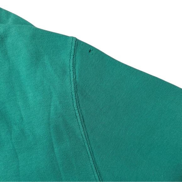 Patagonia P6 Pique Polo Shirt Men’s Large Green Short Sleeve Organic Cotton - Picture 7 of 10